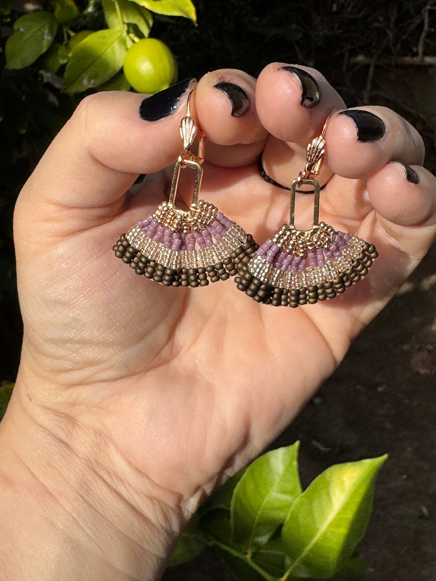 Boho Fan Earrings