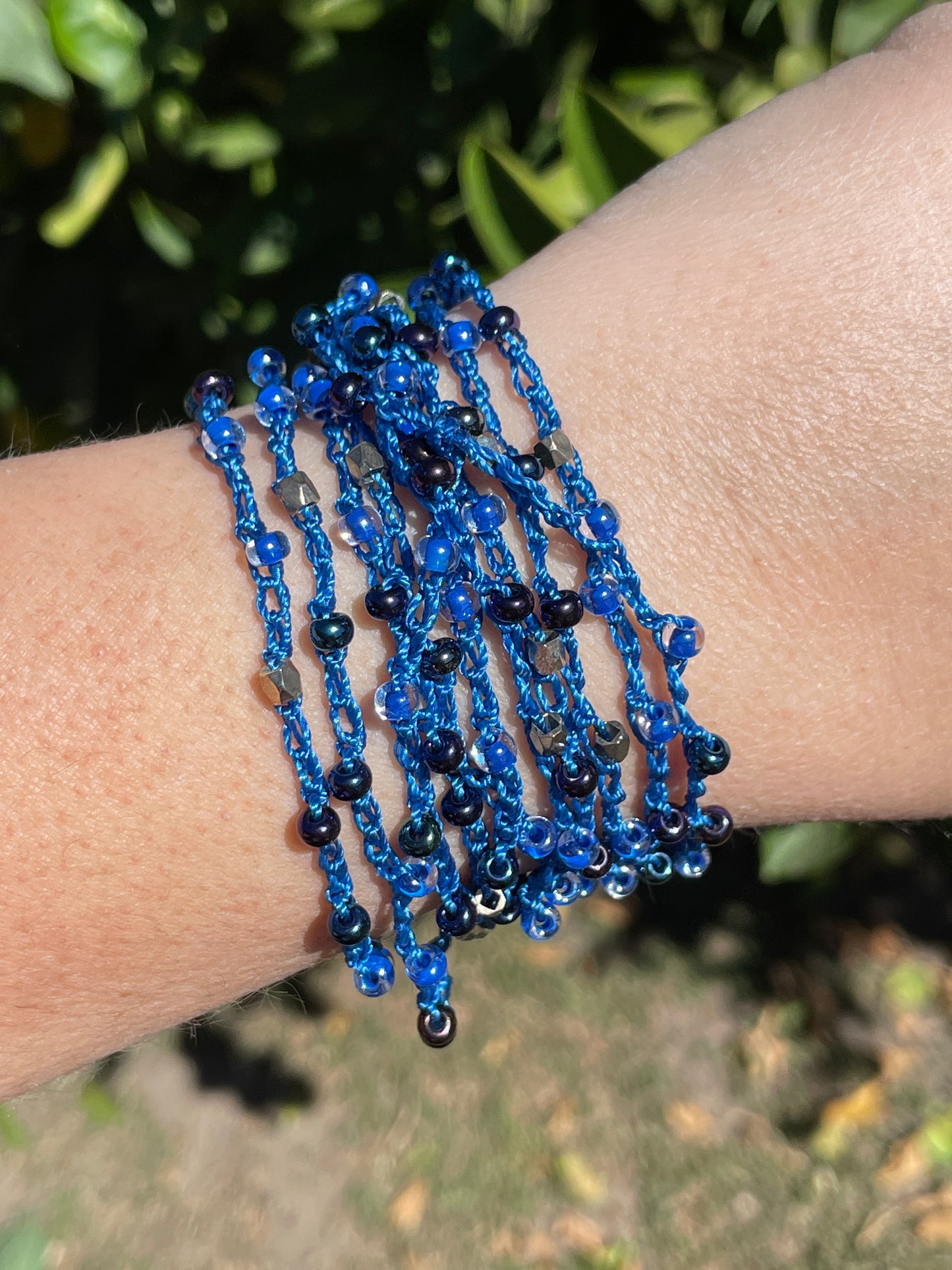 Boho Crochet Beaded Strand