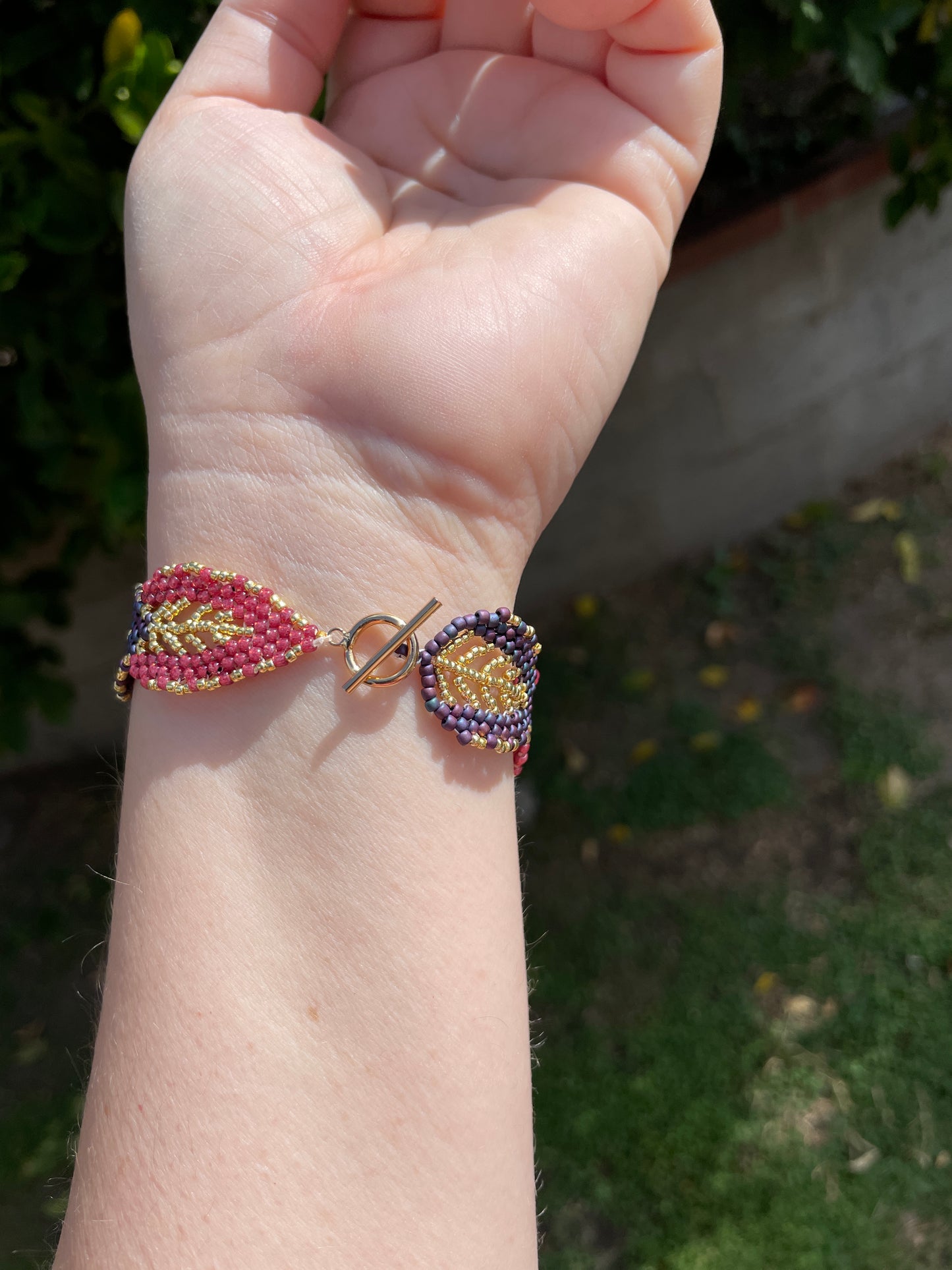 Gilded Leaf Bracelet