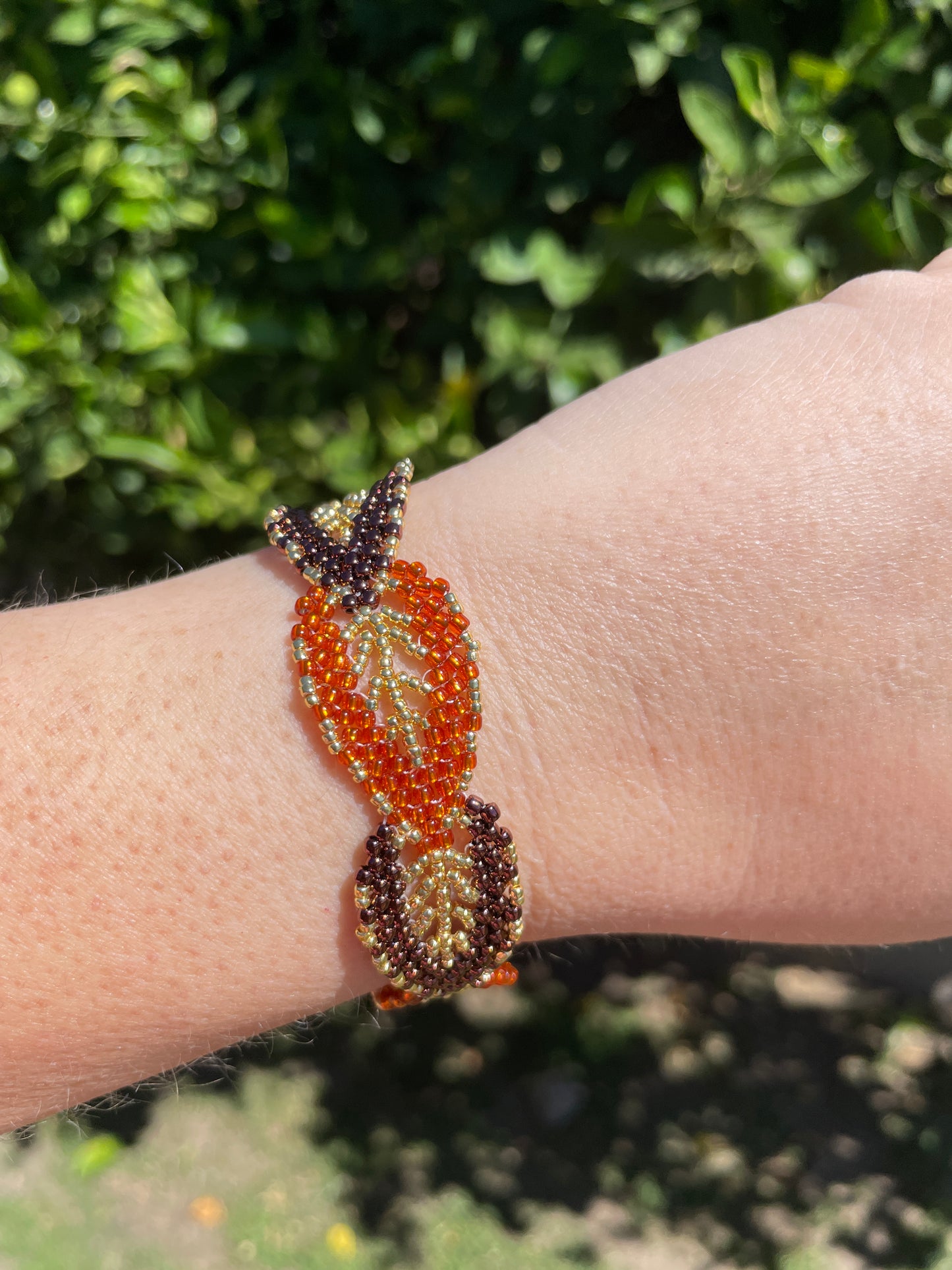 Gilded Leaf Bracelet