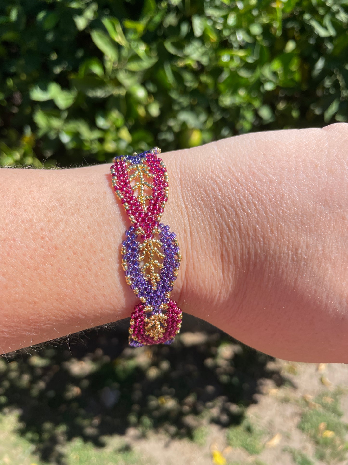 Gilded Leaf Bracelet