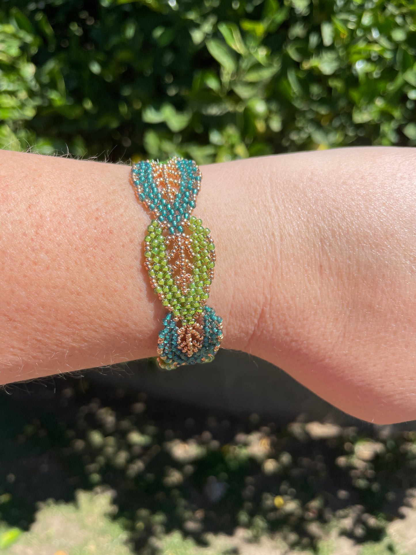 Gilded Leaf Bracelet