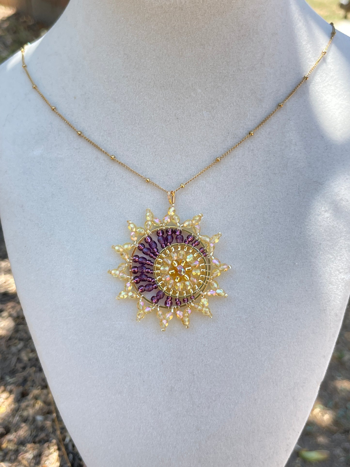 Sun and Moon Necklace