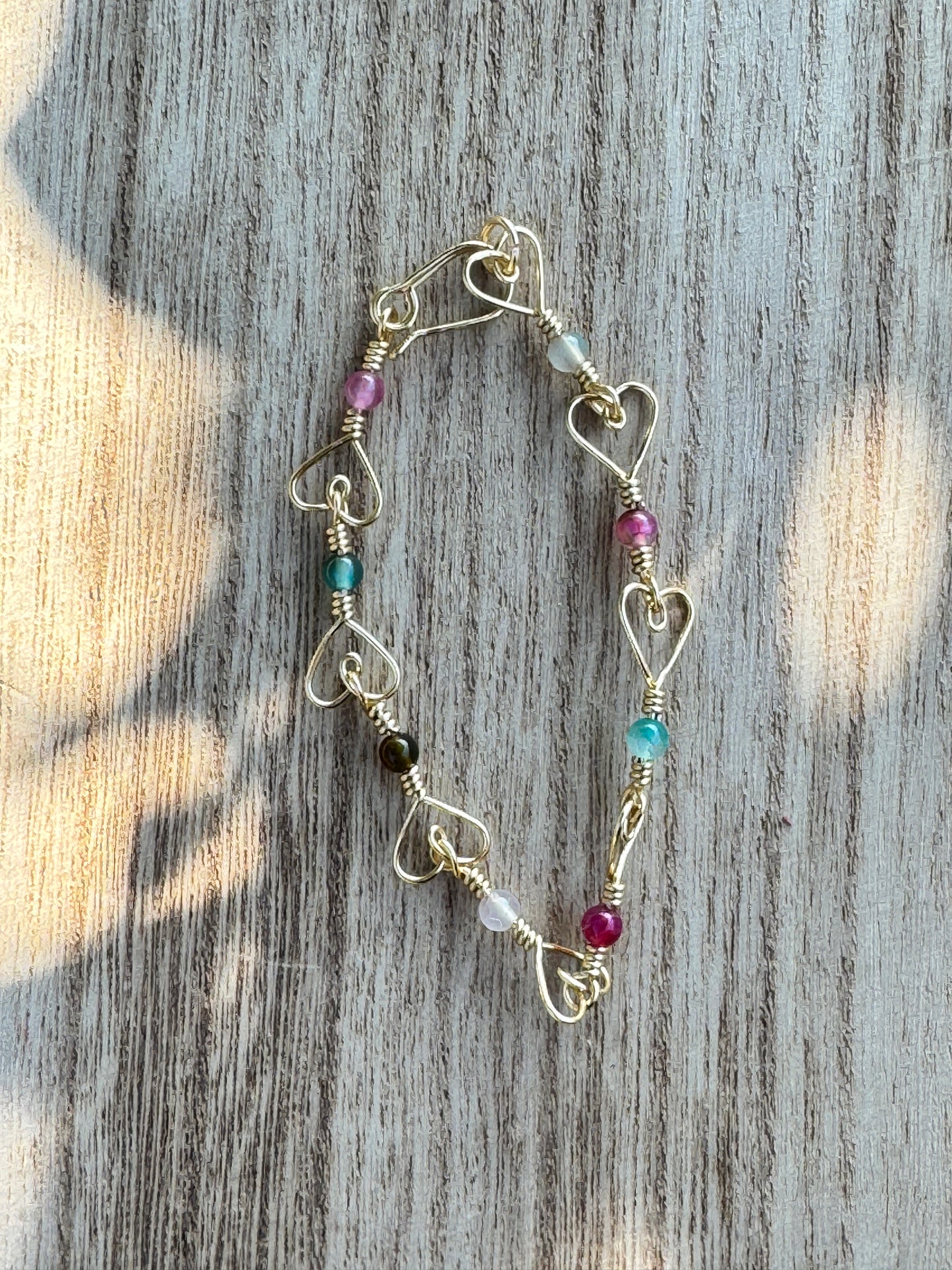 Linked Hearts Bracelet