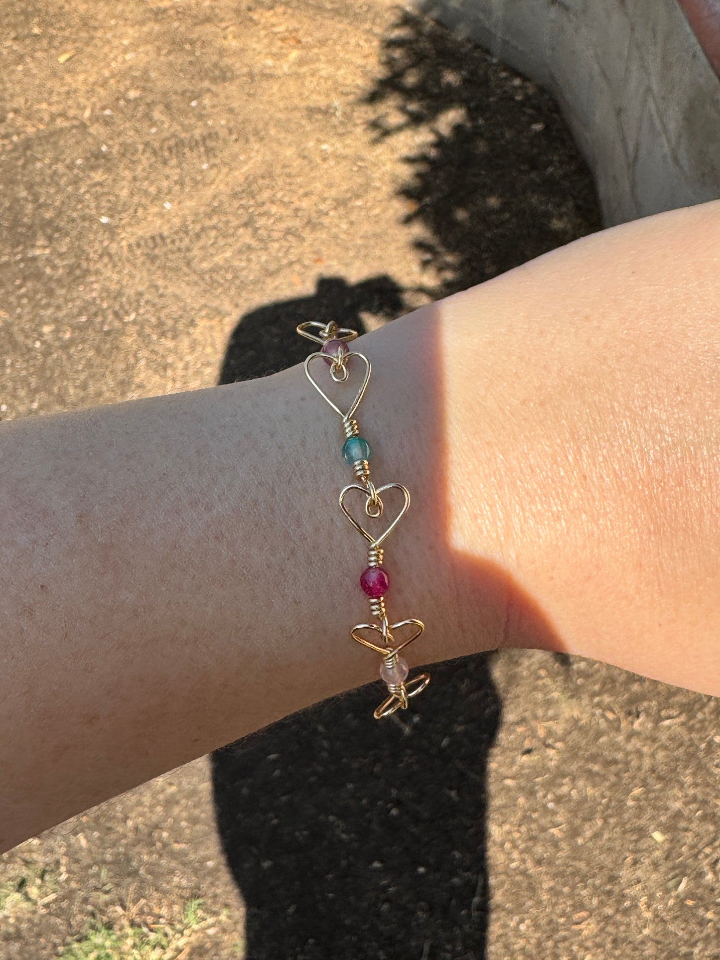 Linked Hearts Bracelet